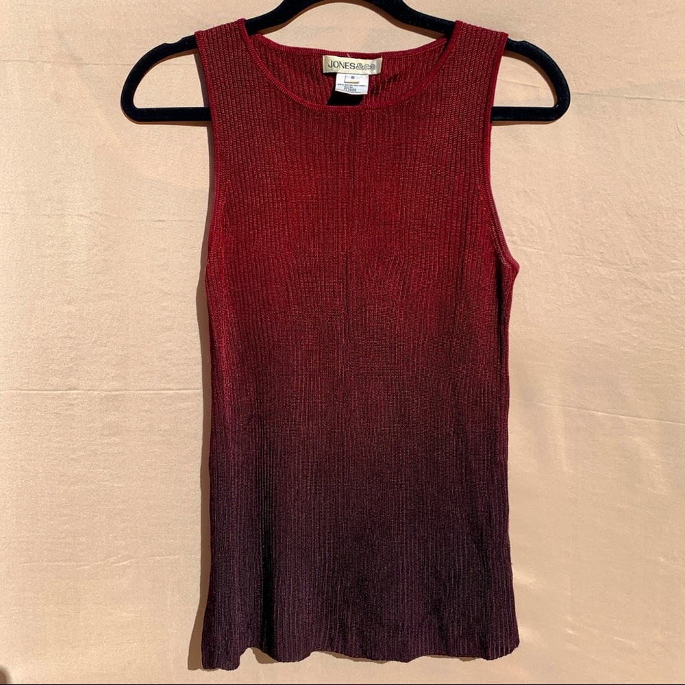 Oxblood Ombré Tank